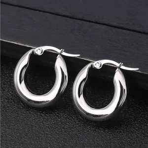 Silver Hoop Earrings
